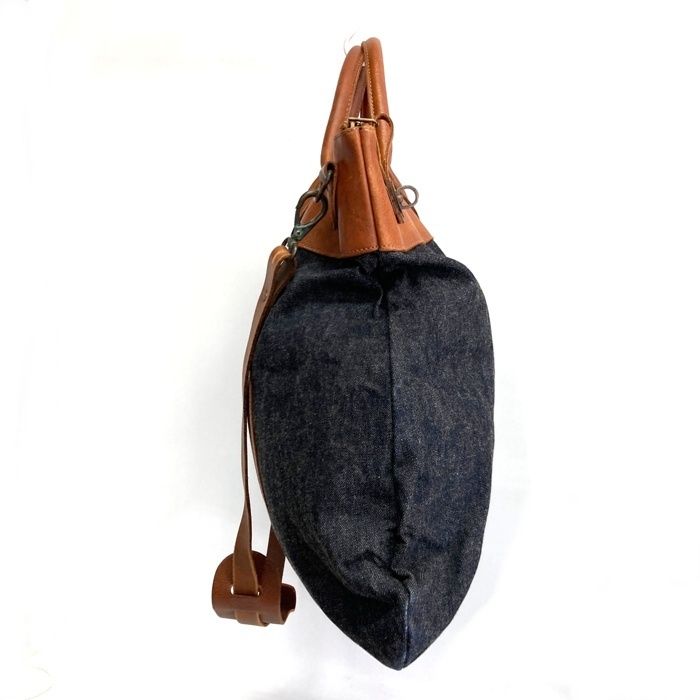 RRL インディゴレザートートバック