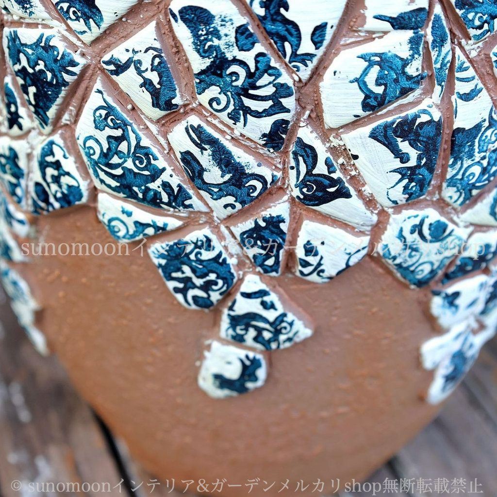 酸化マグネシウム 鉢植え ホワイト 通気性 ブルー インテリア ガーデニング コントラスト おしゃれ 排水穴付き 庭の装飾 ヴィンテージ調 ガーデンインテリア プランター ガーデン 雑貨 ガーデン雑貨 お洒落 8-14 STEELWINDOWSANDDOORS_COM