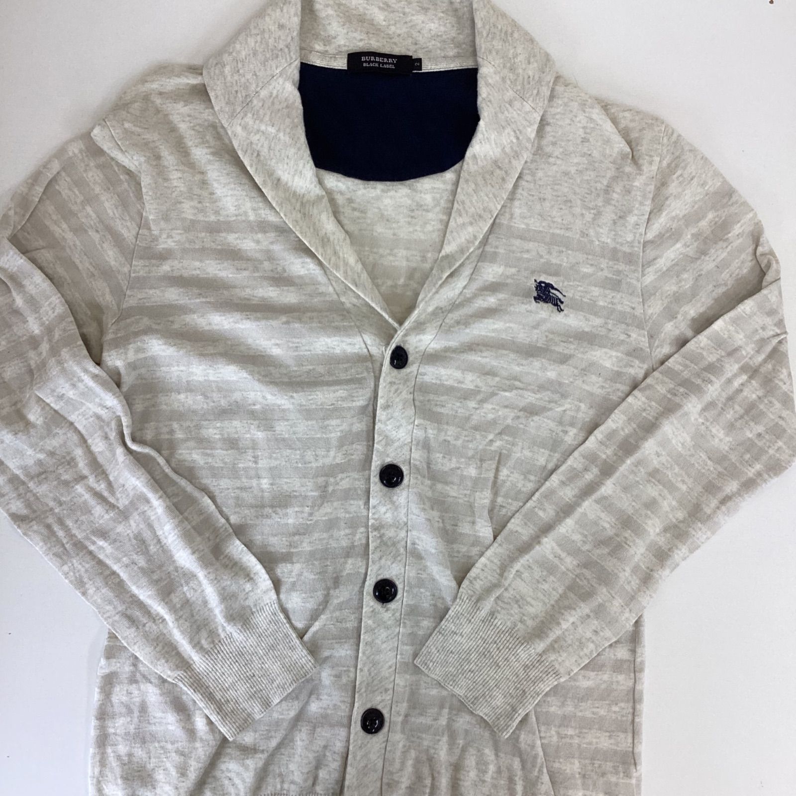 BURBERRYBLACKLABELバーバリーブラックレーベルメンズカーディガン(M 