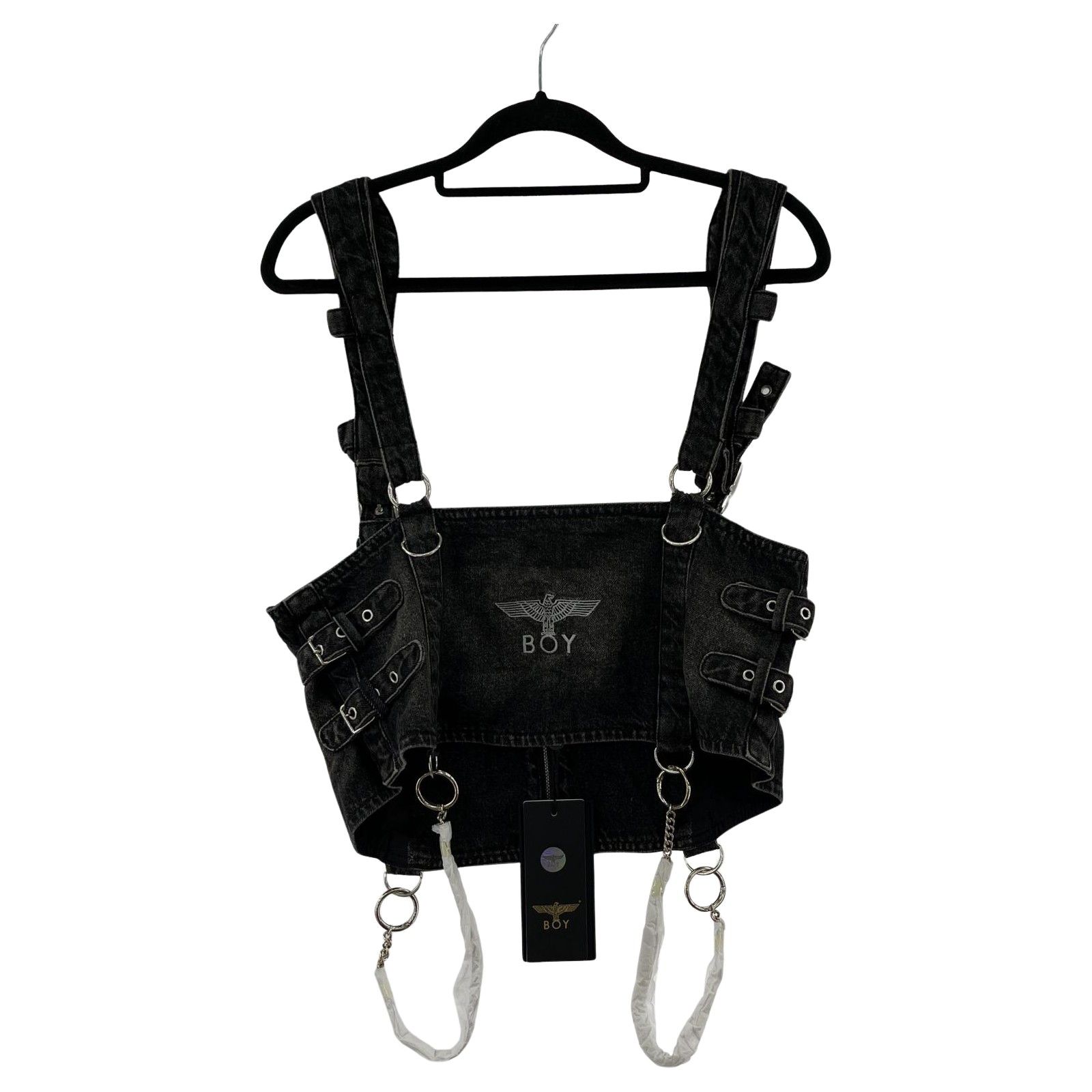 美品 BOY LONDON ボーイロンドン タグ付き デニムビスチェ