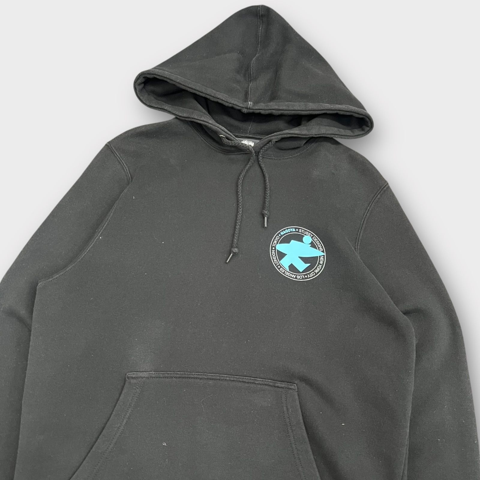 Stussy 名古屋チャプター限定パーカー ステューシー ブラック S