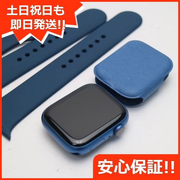 超美品 Apple Watch Series7 45mm Cellular ブルー 本体 即日発送 土日祝発送OK あすつく 04000 - メルカリ