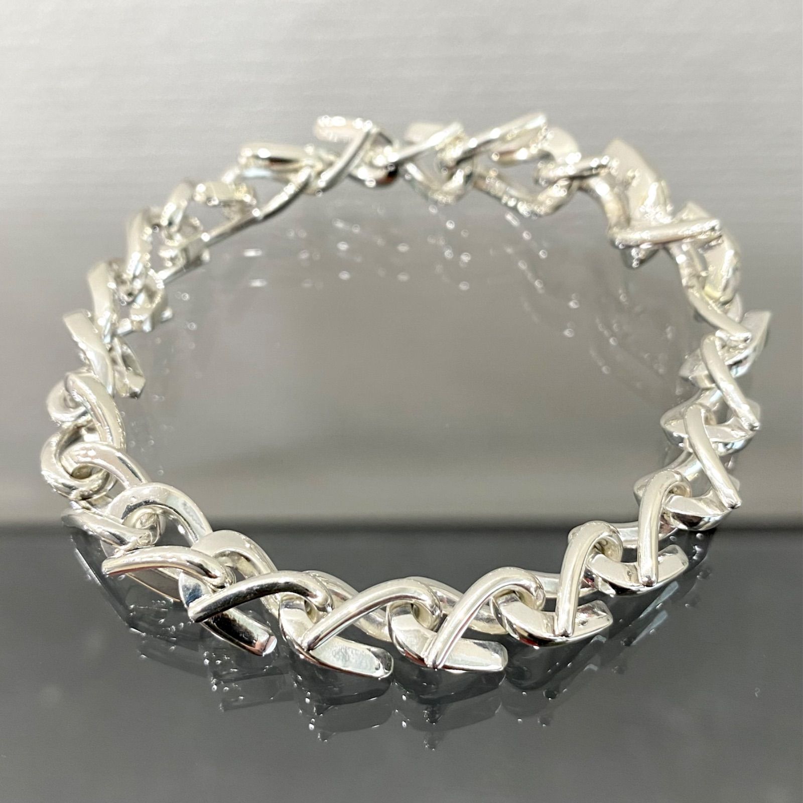 中古 (未使用)美品 TIFFANY & Co. ティファニー FORGE MEDIUM LINK