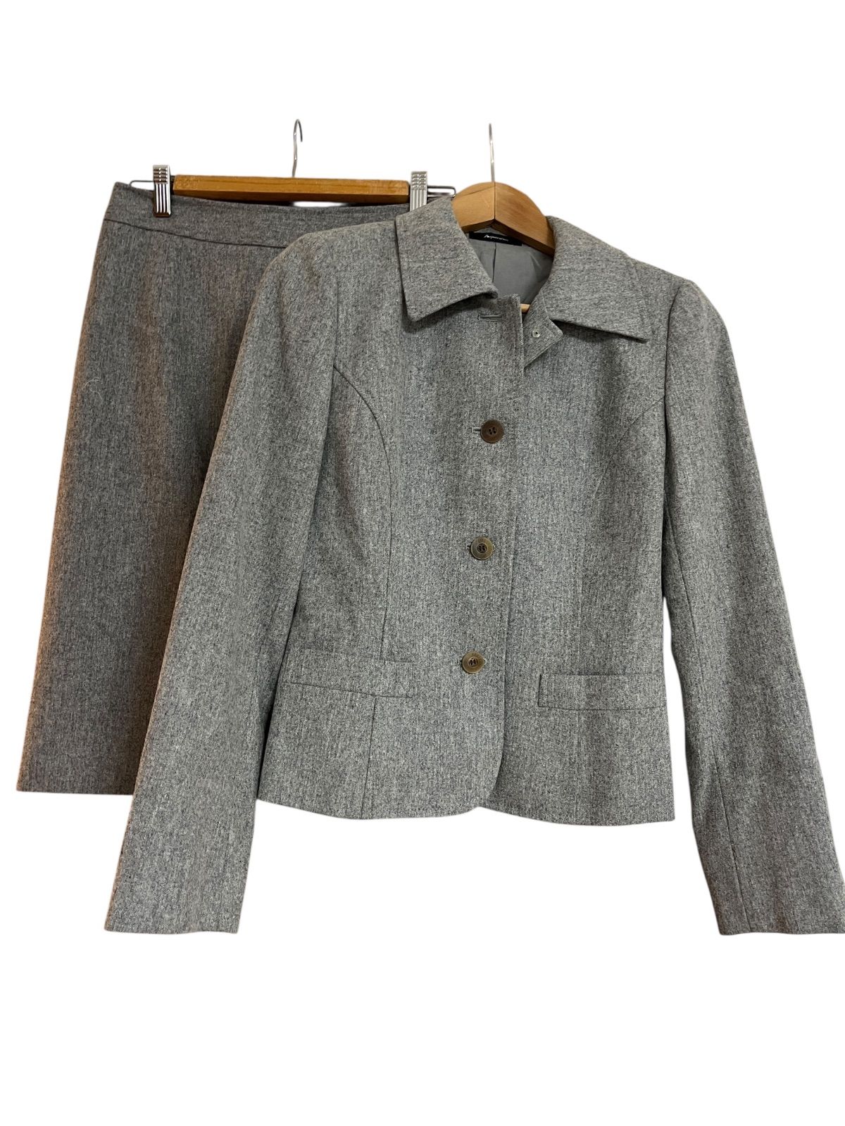 Z1506 Aquascutum アクアスキュータム セットアップ スーツ ジャケット