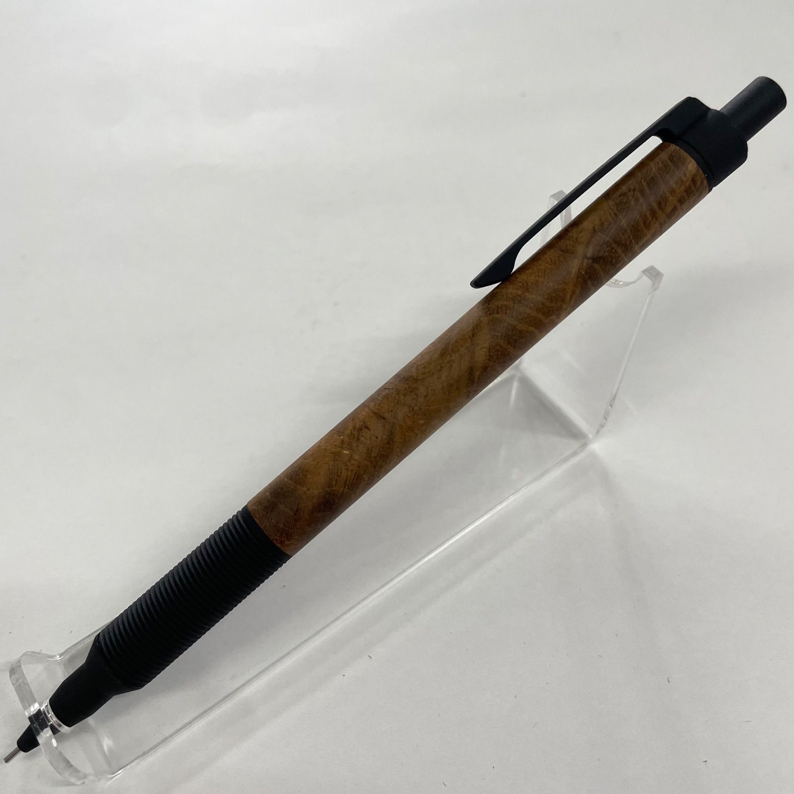 LUDDITE エバードロー 銘木モデル Mブラック チーク シャープペンシル