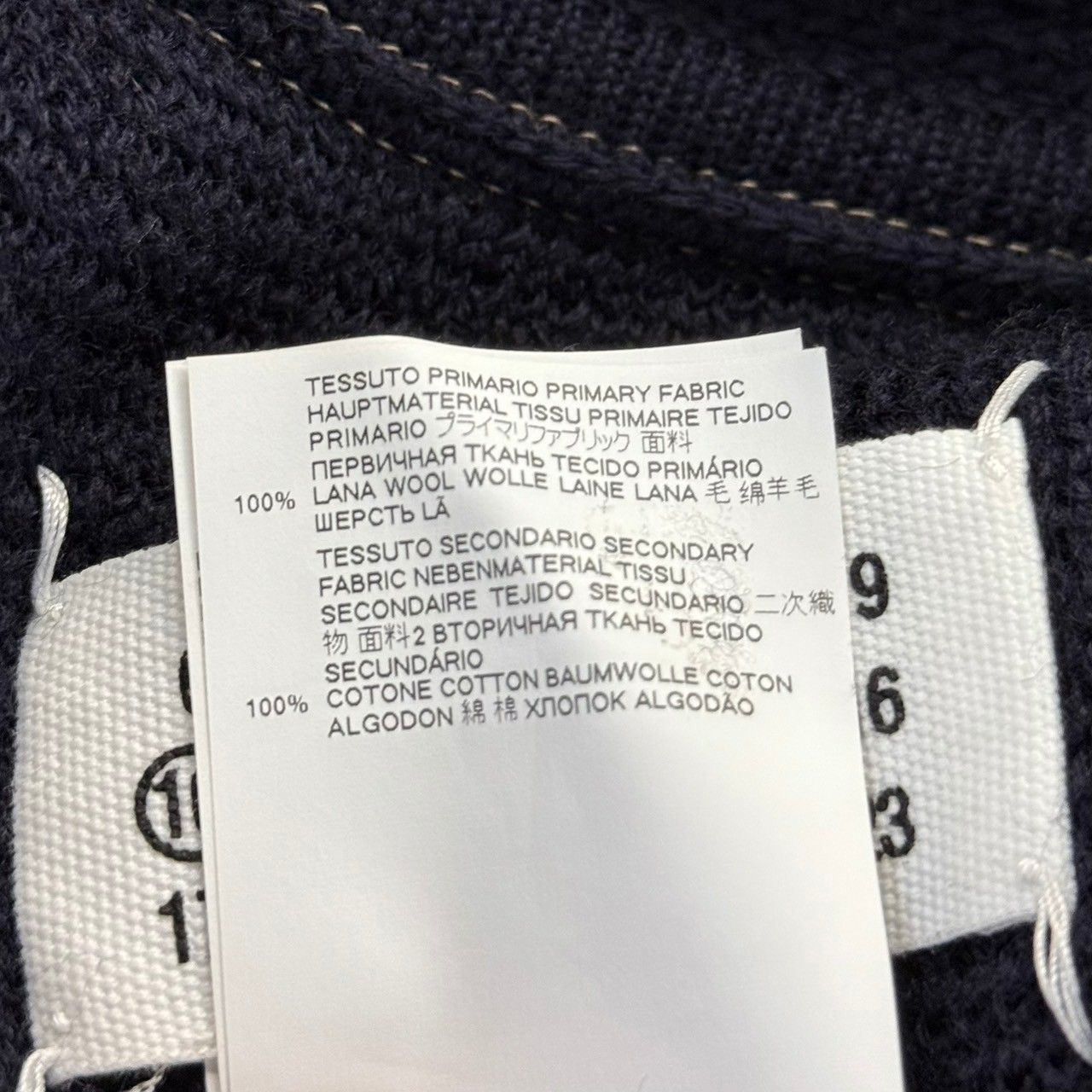 Maison Margiela メゾンマルジェラ SAMPLE サンプル 22AW ハーフジップ 