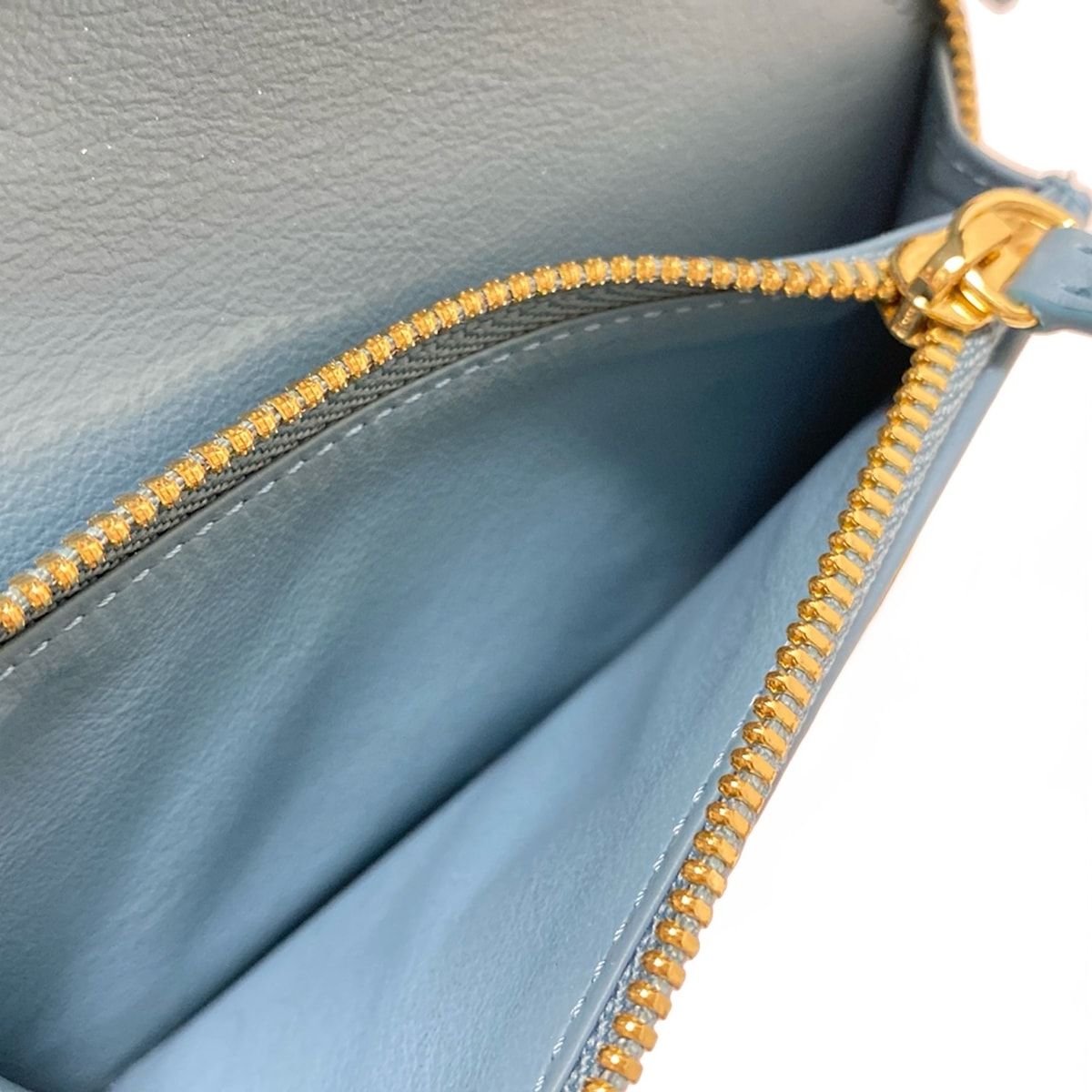 BONAVENTURA(ボナベンチュラ) 2つ折り財布 - ブルーグレー ラウンド  