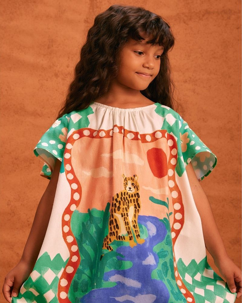キッズジャガーフロールワンピース 子ども 水着 キッズ