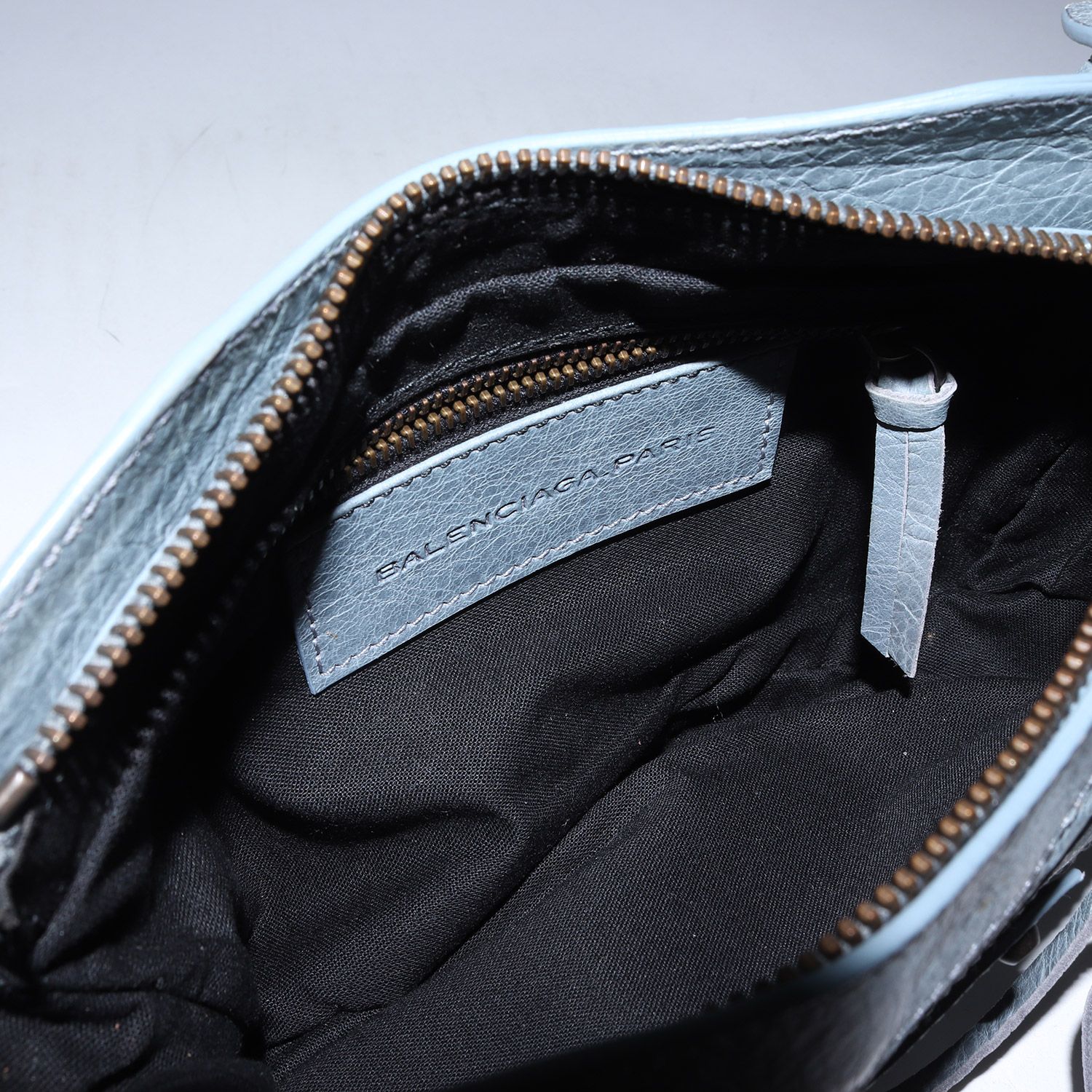 バッグ ブルーグレー