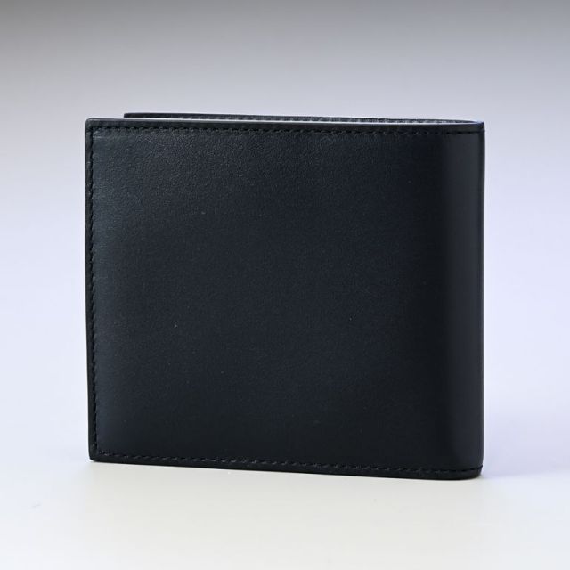 ポールスミス 二つ折り財布 小銭入れ無し メンズ ブラック
