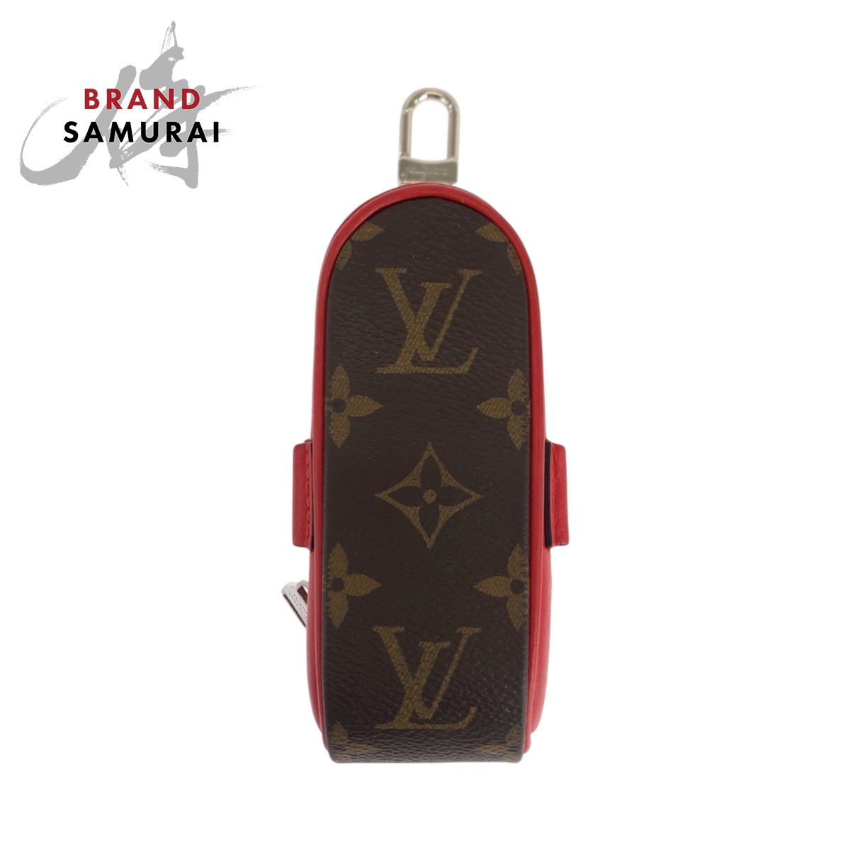LOUIS VUITTON ルイヴィトン モノグラム ゴルフ アンドリュース 男女兼用 ルージュ ブラウン レッド PVC ゴルフボールポーチ 502588