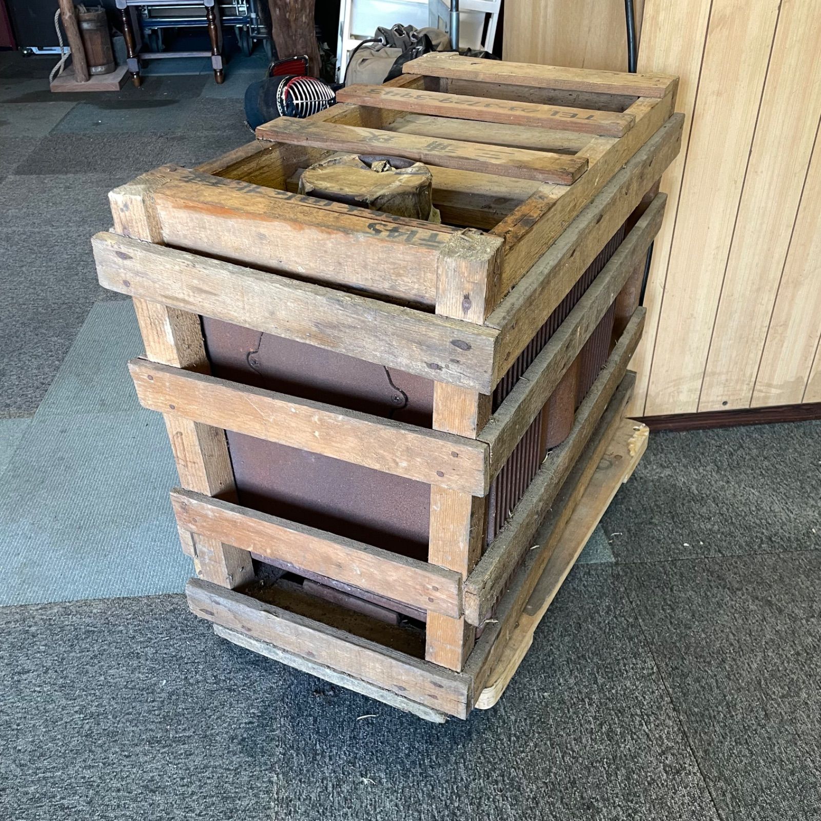 ♭ 引取歓迎山梨 WATERFORD 100 ストーブ 薪ストーブ 鋳物 希少