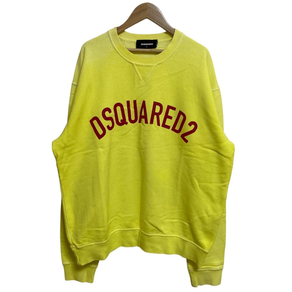 美品 DSQUARED2 ディースクエアード ロゴプリント スウェット