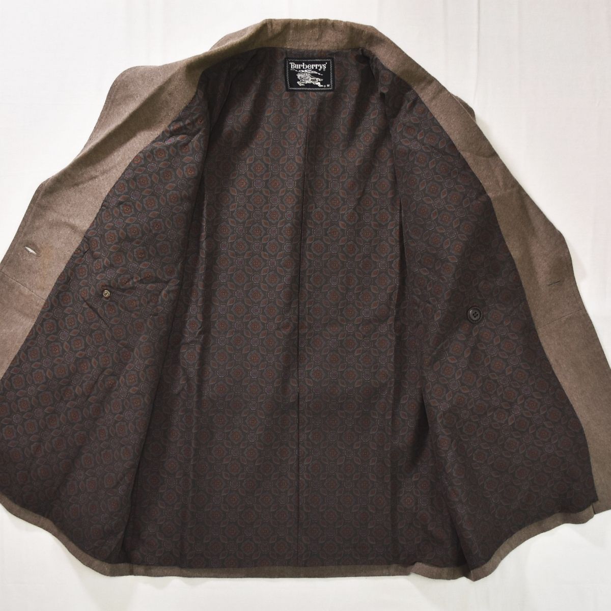 Burberrys ウールガウンコート 1970's イングランド製 Burberry BURELLA ギャバジン ウール