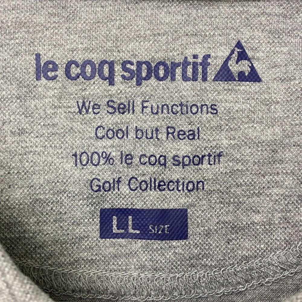 【ルコックゴルフ】人気ロゴマーク 長袖ポロシャツ×パンツ セットアップ 上下L ルコックゴルフ】人気ロゴマーク 長袖ポロシャツ×パンツ