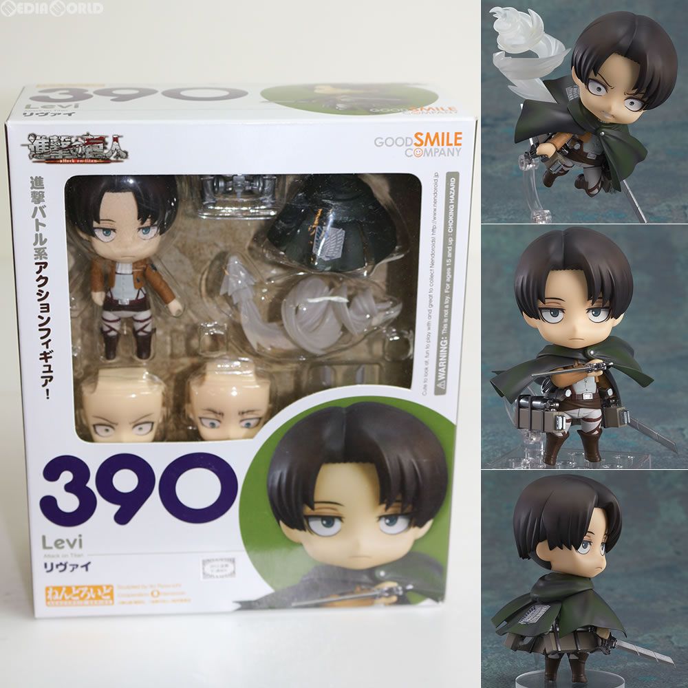 ねんどろいど 390 リヴァイ 進撃の巨人 完成品 可動フィギュア グッドスマイルカンパニー