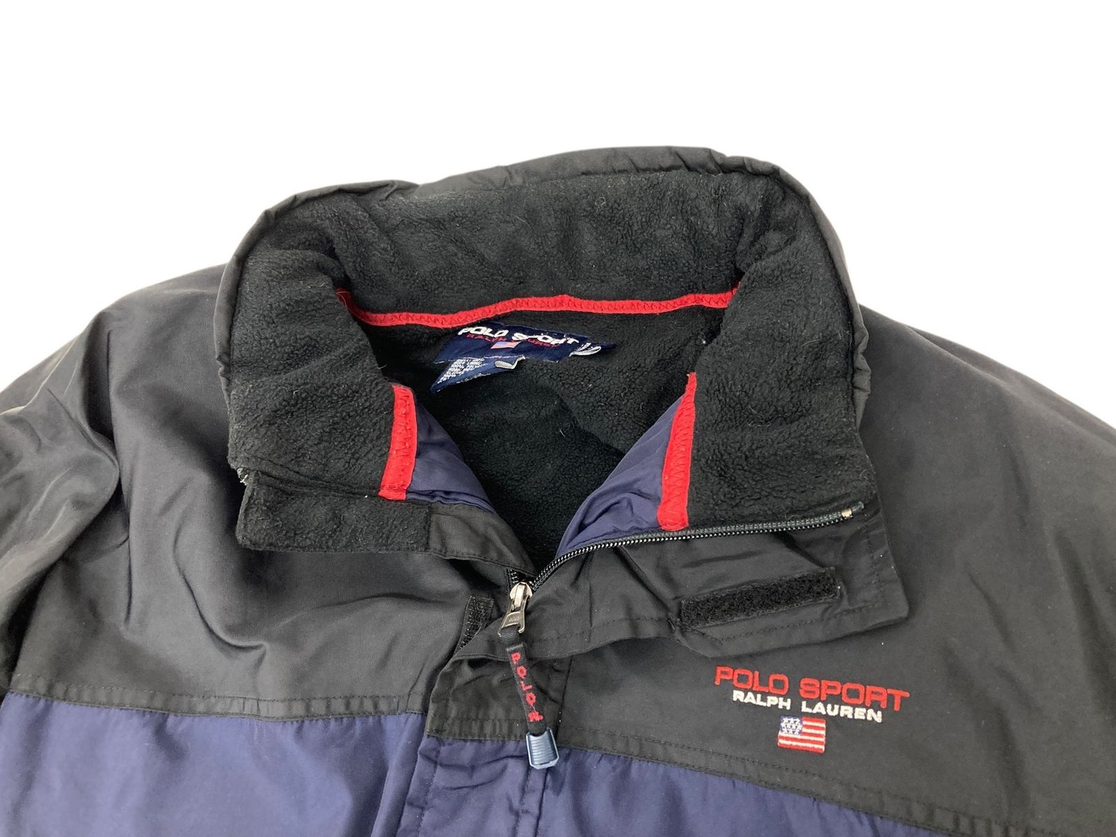 Polo sport ナイロンジャケット フード収納式 裏地メッシュ POLO SPORT (ポロスポーツラルフローレン) 中綿 ウォームアップ