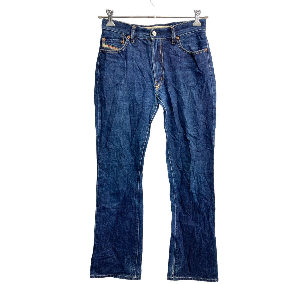 DIESEL デニムパンツ W29 ディーゼル ボタンフライ インディゴ 
