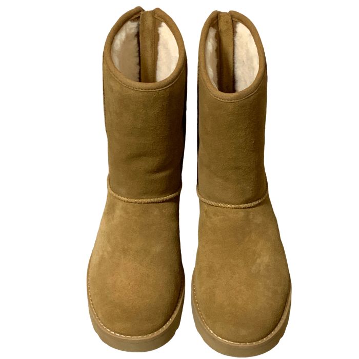 未使用級】UGG® クラシック ショート ムートンブーツ ジップ 24cm 