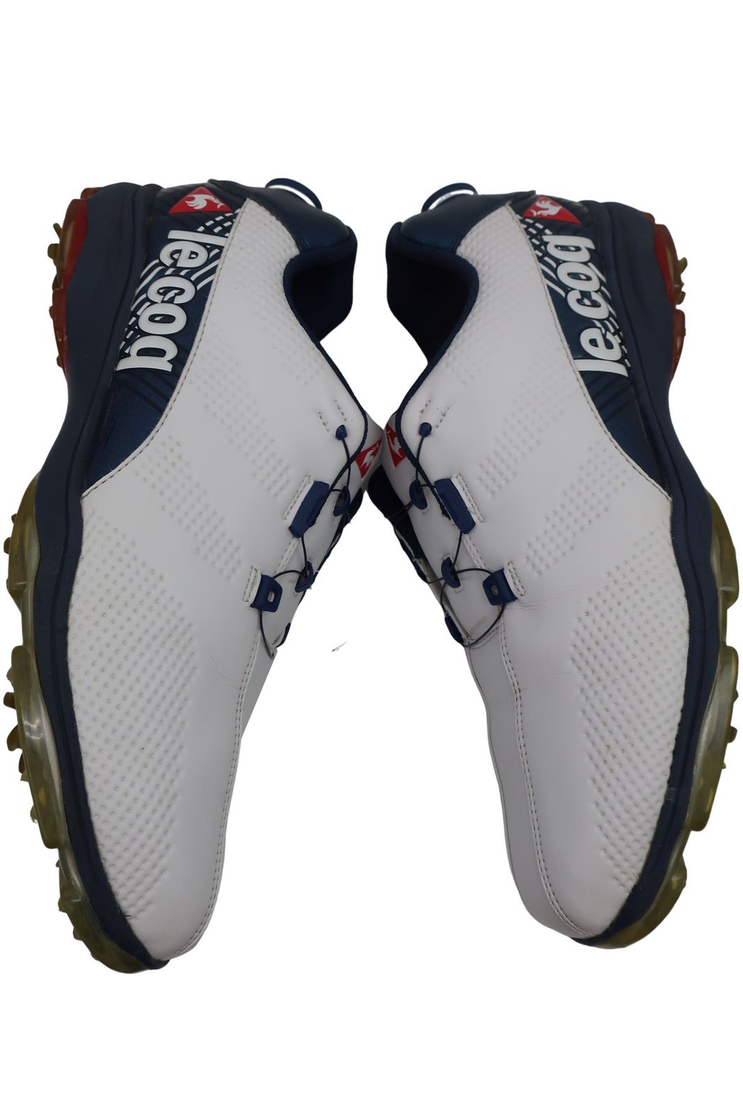 ルコック　ゴルフシューズ ホワイト/ネイビー le coq sportif GOLF ルコックスポルティフ ゴルフ Le LCS