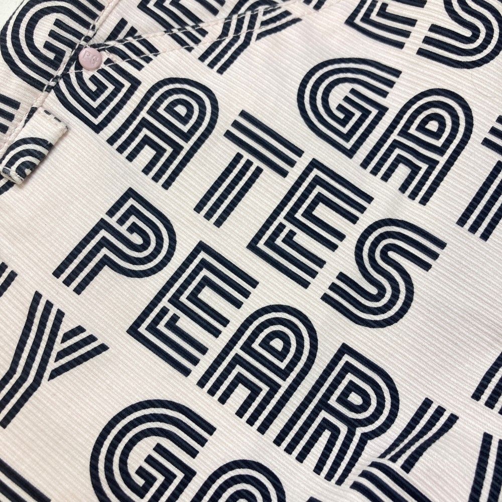 サイズ：0 PEARLY GATES パーリーゲイツ ストレッチパンツ ロゴ柄