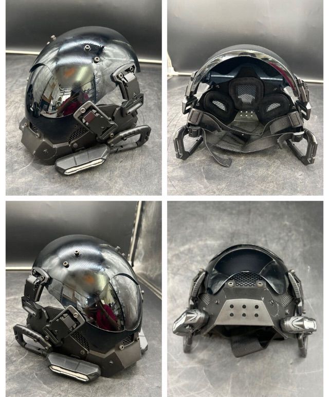 1918 サイバーパンク風 フェイスマスク ヘルメット コスプレ サバゲー ミリタリー ホビー