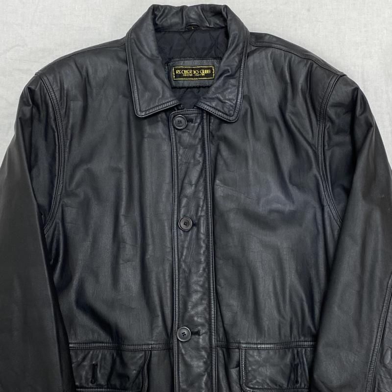 RECUERDO CLUB レザージャケット Leather Jacket 革ジャン コート 牛革