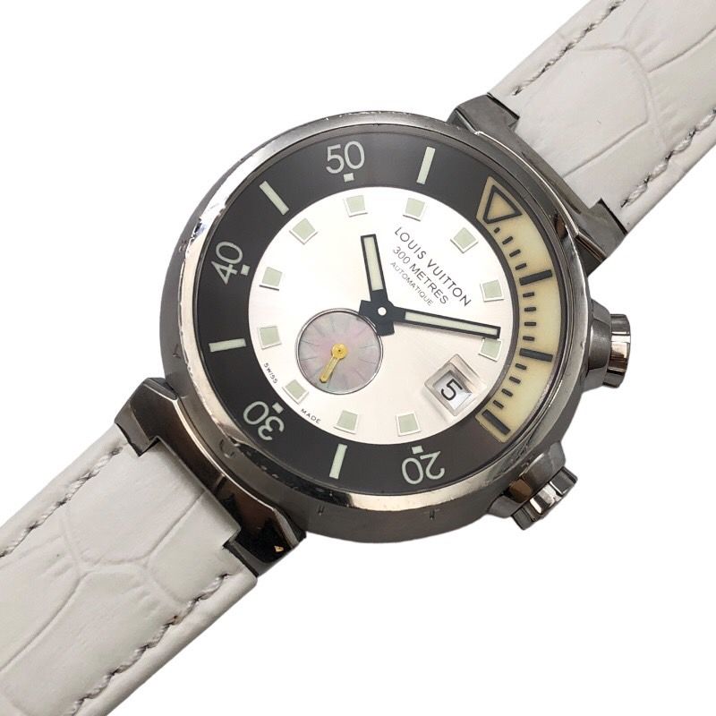 ルイ・ヴィトン LOUIS VUITTON タンブールダイビング Q103M ステンレススチール メンズ 腕時計