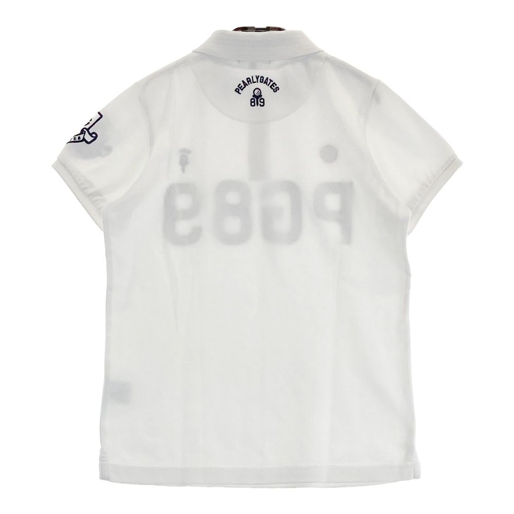 サイズ：1 PEARLY GATES パーリーゲイツ 半袖ポロシャツ ニコちゃん