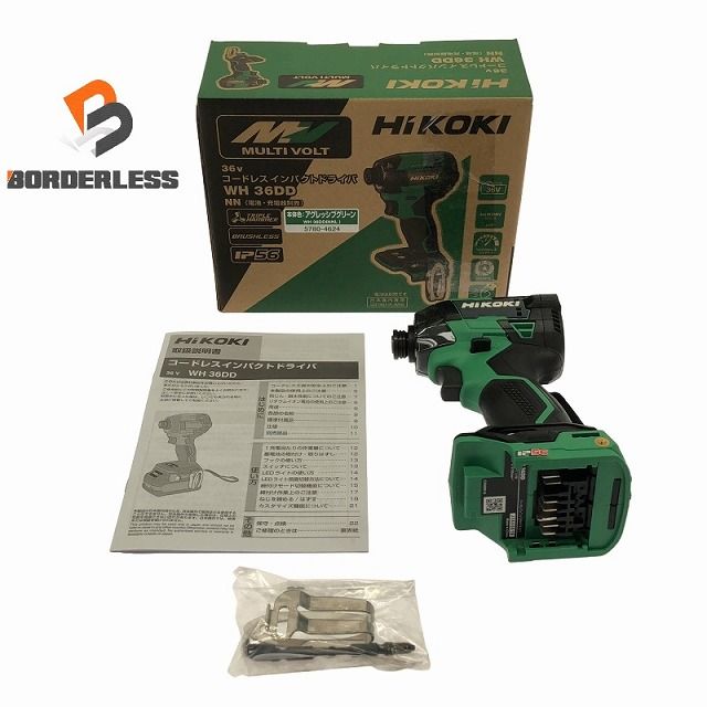 ♥品 HiKOKI ハイコーキ 36V コードレスインパクトドライバー WH36DD NNL 本体のみ バッテリー式 締付け 電動工具