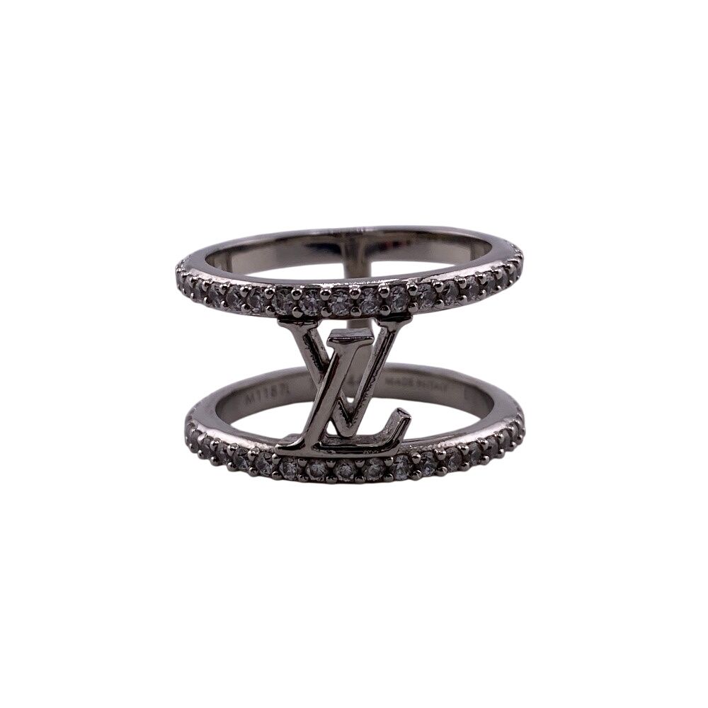 5%OFF フォロワークーポン LOUIS VUITTON ルイヴィトン ルイヴィトン M1187L LVアイコニックストラス ラインストーン リング 指輪 ブランド アクセサリー ジュエリー ファッション シルバー ユニセックス