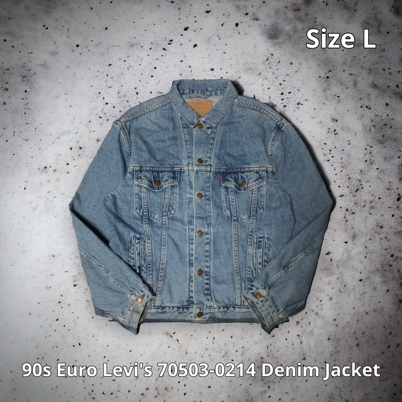 90s Euro Levi's 70503-0214 Denim Jacket ユーロリーバイス デニム