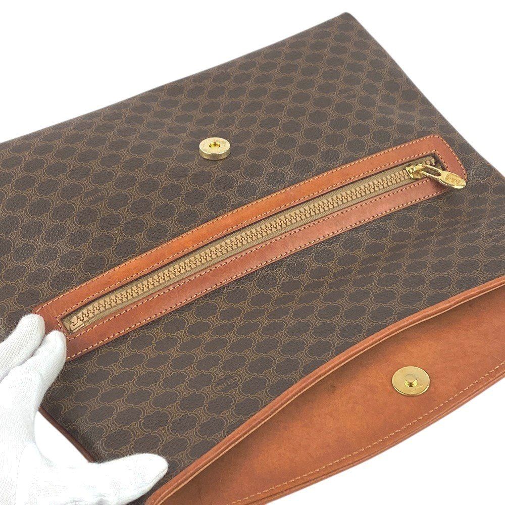 □美品□ヴィンテージ□ セリーヌ マカダム ポーチ セカンド