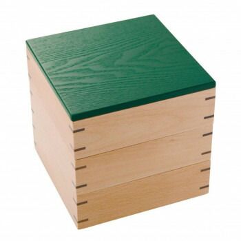 阿瀬眞三商店 弥生三段重 緑 127497