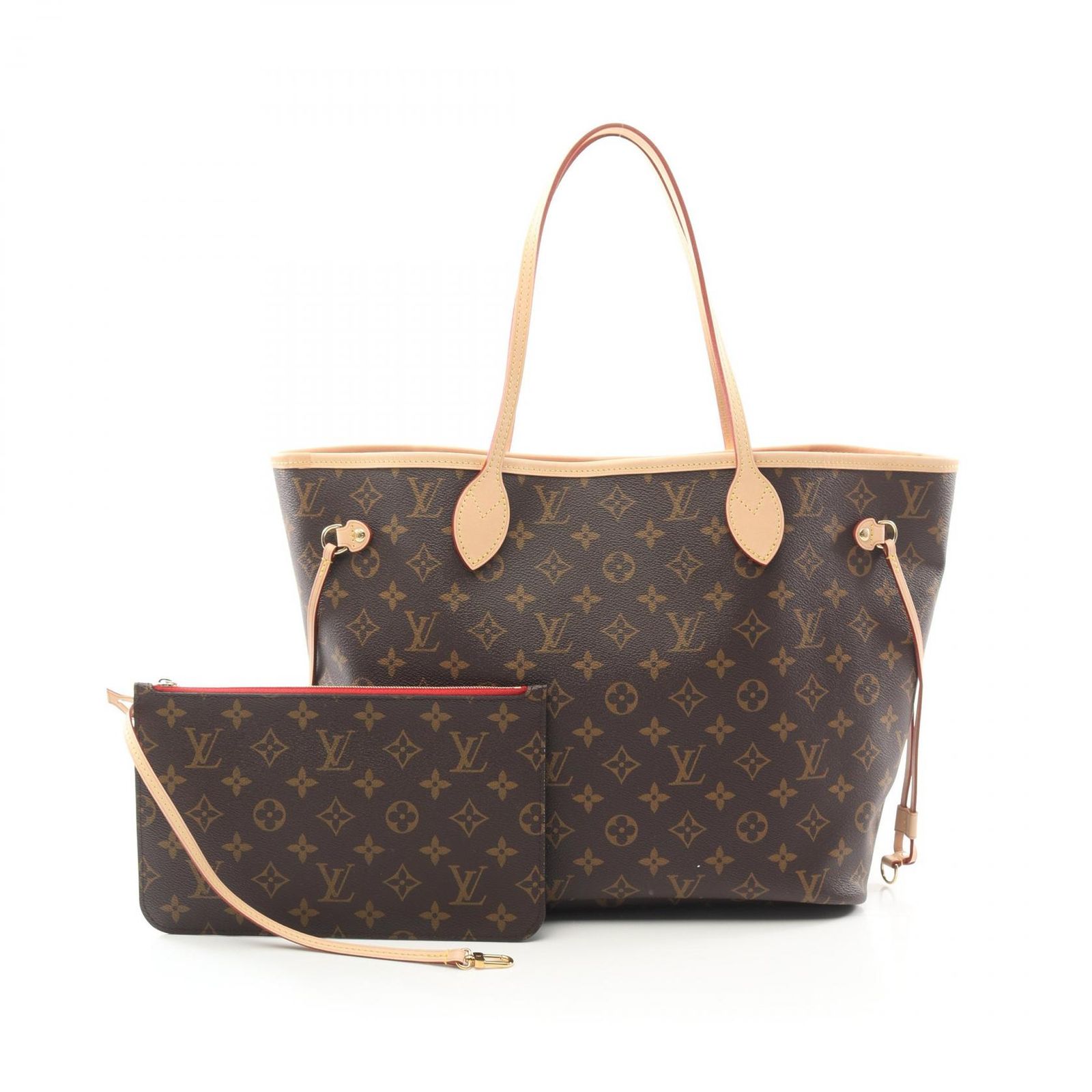 ルイ ヴィトン LOUIS VUITTON トートバッグ ネヴァーフルMM M46987 スリーズ PVCコーティングキャンバス レザー ネヴァーフルMM レディース