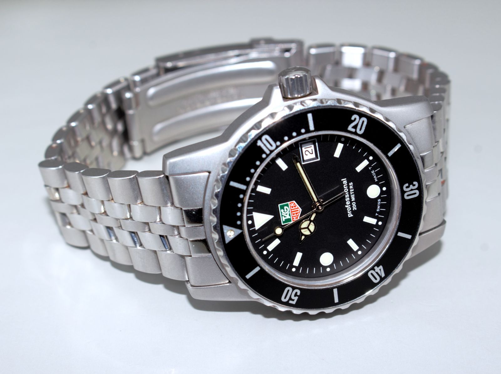 稼動品 TAG HEUER タグホイヤー 腕時計 クォーツ 付属品 WK1113 メンズ