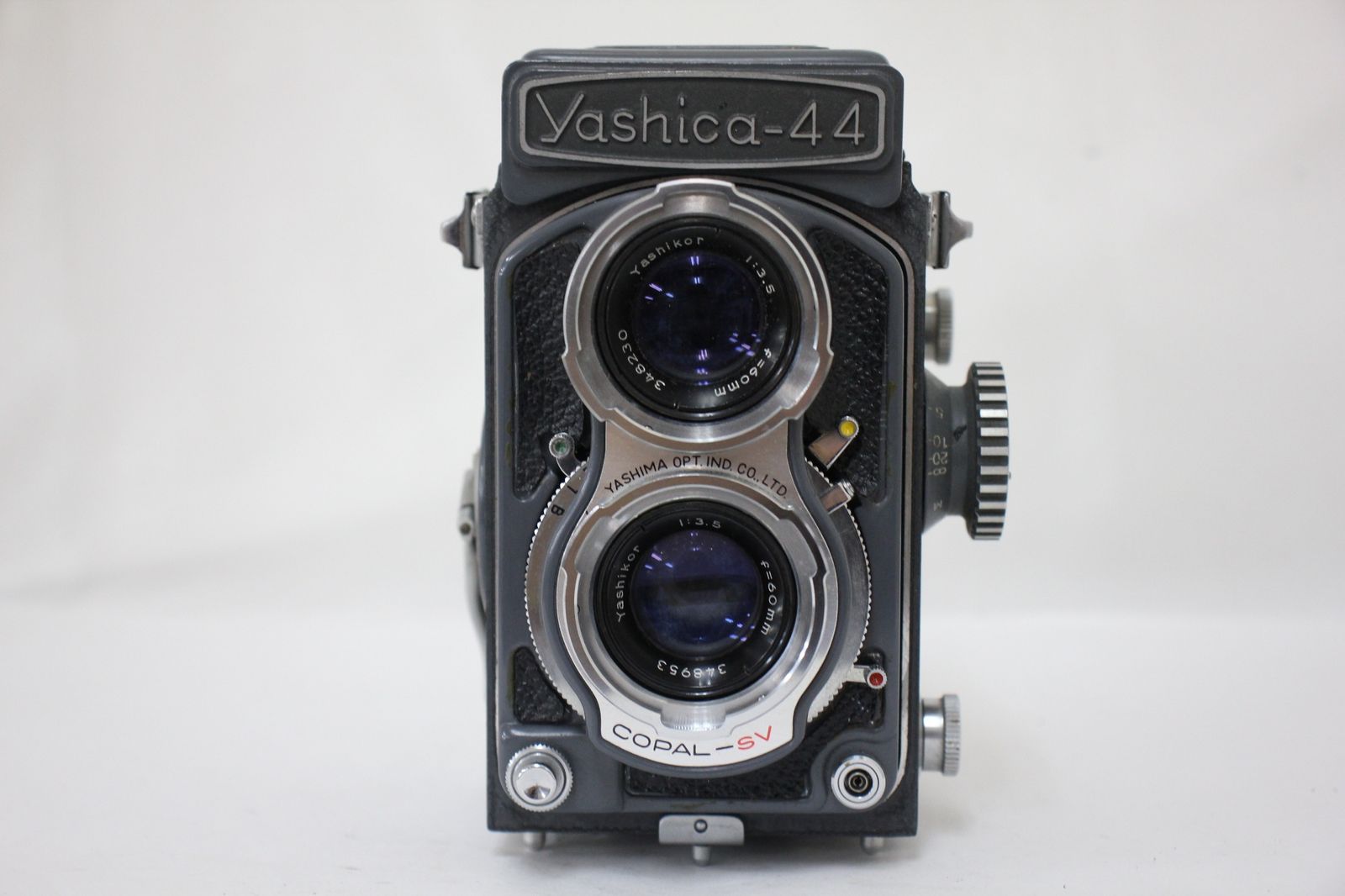 返品保証 ヤシカ Yashica-44 Yashikor 60mm F3.5 二眼カメラ e2755