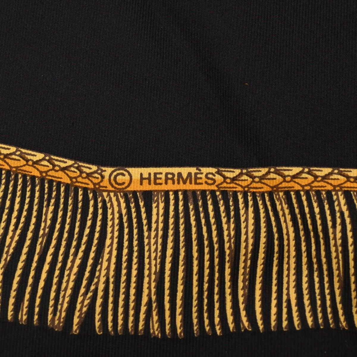 エルメス カレ90 POSTE ET CAVALERIE ブラック/マルチ レディース