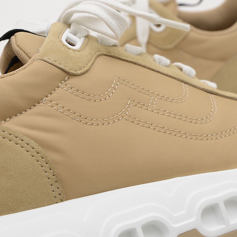 エルメス インパルス シェーヌダンクル スニーカー レザー ベージュ