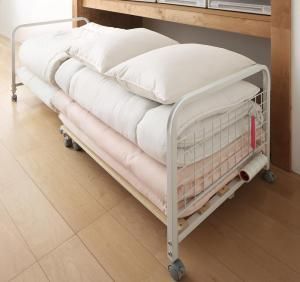 単品 湿気に強い桐すのこ伸縮布団収納ラック FUTONNA フトンナ 代引不可