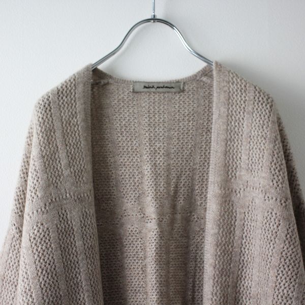 美品 mina perhonen ミナペルホネン finger stripe カシミヤ