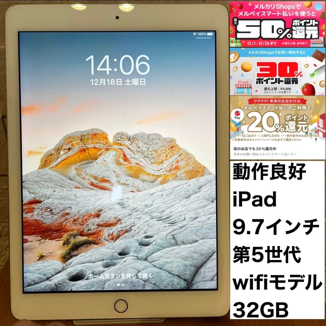 ipad (7th generation) Wi-Fi 臭う 状態良好、