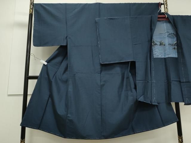 平和屋着物●男性 本場大島紬 アンサンブル 100亀甲 総詰め 正絹 CAAS0126th