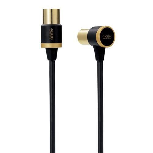 5個セット エレコム TV接続用アンテナケーブル DH-ATLS48K20BKX5