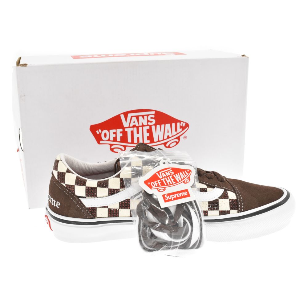 SUPREME (シュプリーム) ×Swarovski ×Vans Old Skool Brown