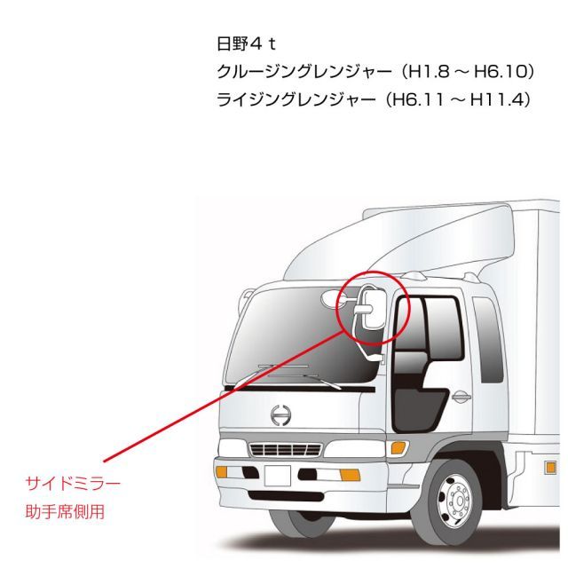 サイドミラーLH