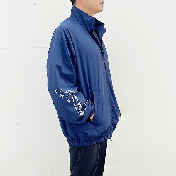水森亜土 ナイロンジャケット (M) ネイビー カップルアウター アパレル