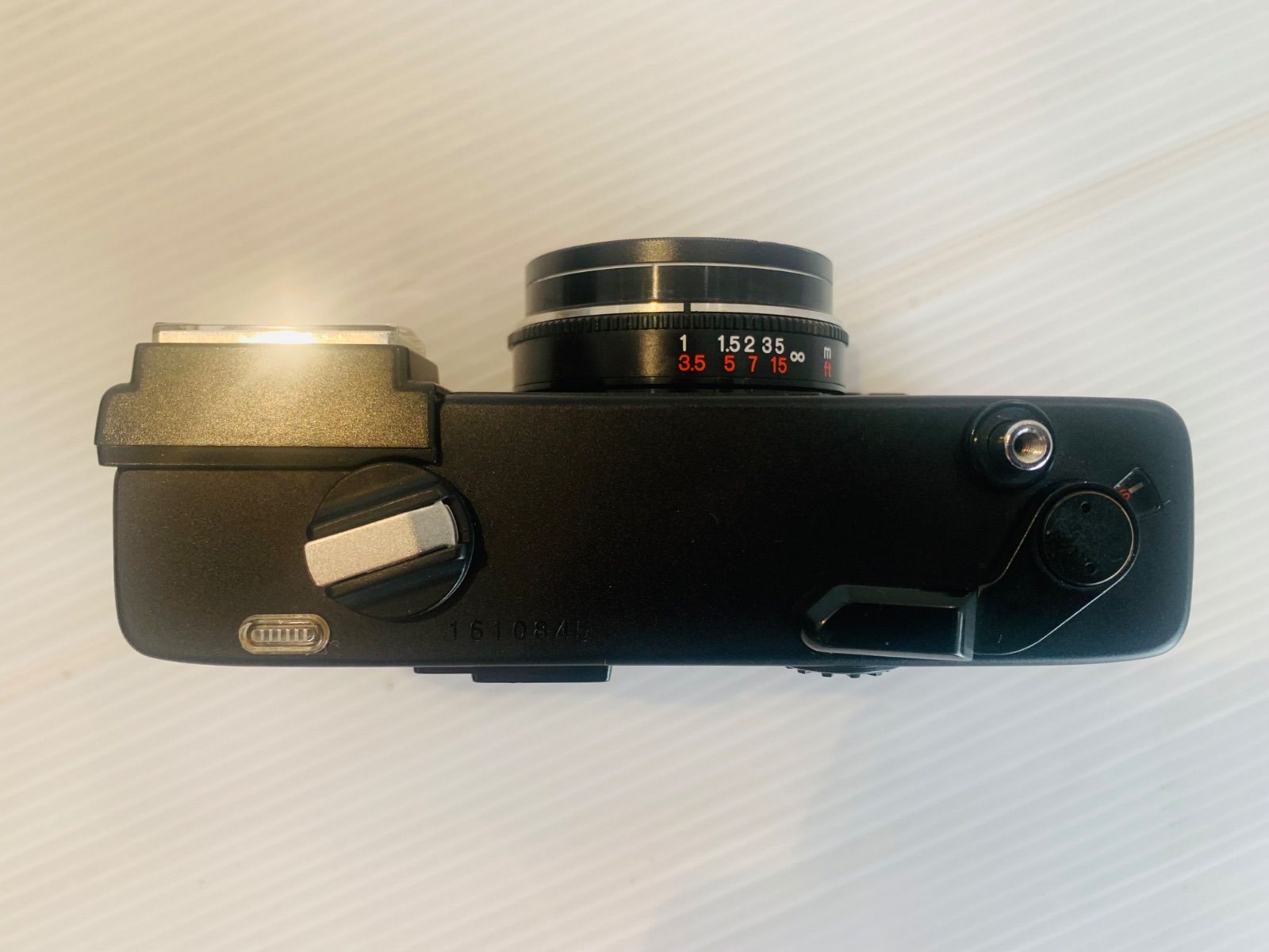 【完動品 美品】KONICA C35 EF ピッカリコニカ ケース付き 中古】【保証付 】 コニカ KONICA C35 EF S/N 1087780（ケース
