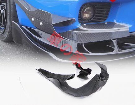 日産 GTR Skyline R33 カーボンファイバー カスタム ASスタイル フロントバンパー スプリッター フロントリップエクステンション 追加装着