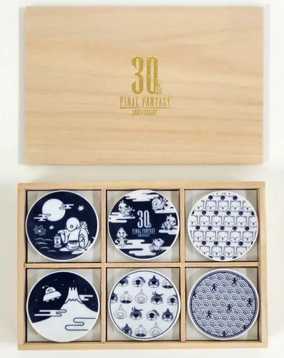 皿 茶碗 キャラクター ファイナルファンタジー 30周年記念 豆皿セット FINAL FANTASY 30TH ANNIVERSARY EXHIBITION 別れの物語展